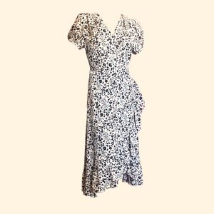 Brand new Maronie cap sleeve ruffle wrap dress. Bundle and save!!